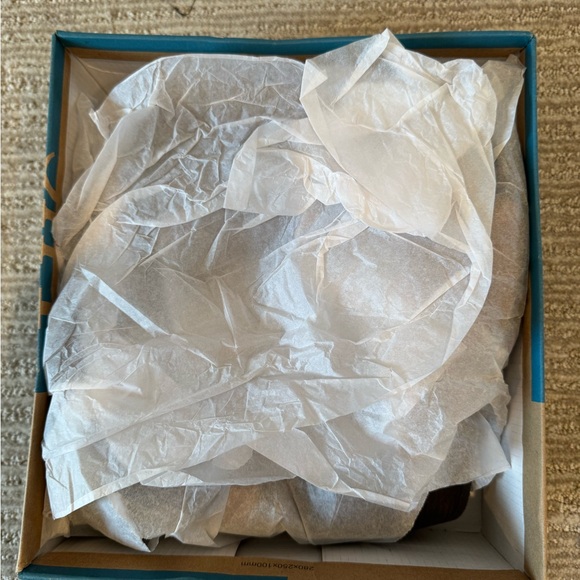 OTBT Women's Brown Suede Open-Toe Booties - Picture 8 of 11